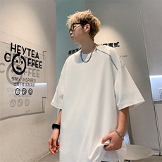 设计感短袖T恤男2024夏季新款潮流小众简约体恤现货T1726-P30，男装T恤，星座512-4