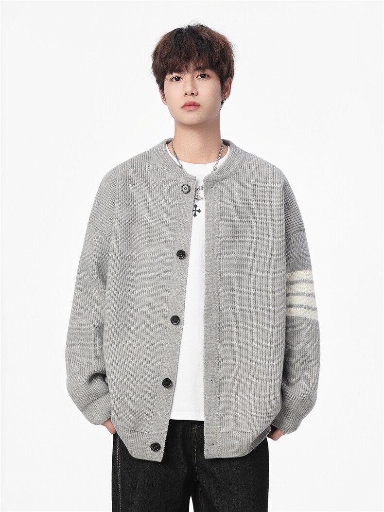 【新品】2025秋冬男士时尚休闲百搭针织连帽毛衣潮流-M270-P55,男装针织衫/毛衣,星座1105-1