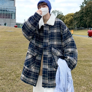 羊羔毛外套男款冬季加绒加厚秋冬款棉服M613 P125 控158图片