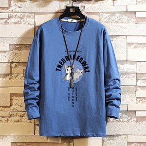 TX3160-P25 纯长袖t恤男大码圆领打底衫体恤上衣服图片