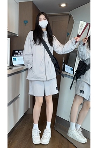 量大优供视频~夏季upf50+ 情侣户外防晒衣套装 F719特P65控98图片