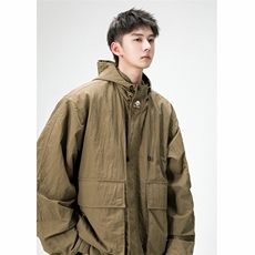 春季新款现货三防户外夹克男连帽冲锋衣外套DSA157B-J93-P60，男装夹克，电商A157B
