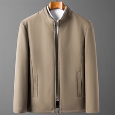 羽绒服男士外套冬季2023年新款立领加厚爸爸冬装外套J619-P260图片