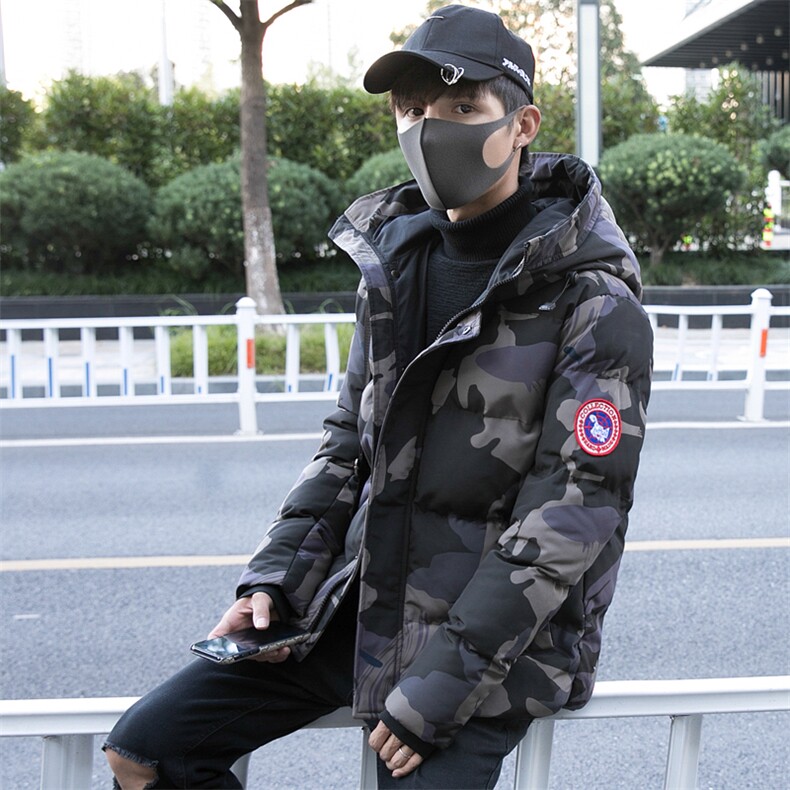迷彩棉衣男外套连帽保暖棉袄男装羽绒棉衣M139,男装棉衣,电商B380（原B361）