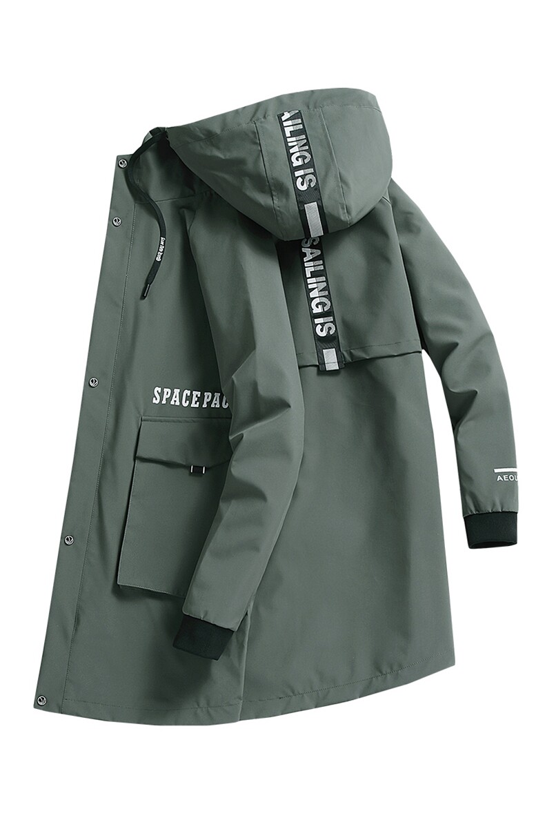 2026男大码休闲男装宽松工装中长款风衣夹克109-19669-P100-110,男装夹克,星座109