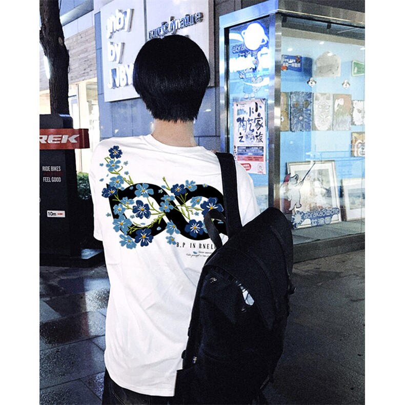 万针全刺绣解构设计260克重磅双纱纯棉高品质美式高街短袖T恤特39，男装T恤，电商A486