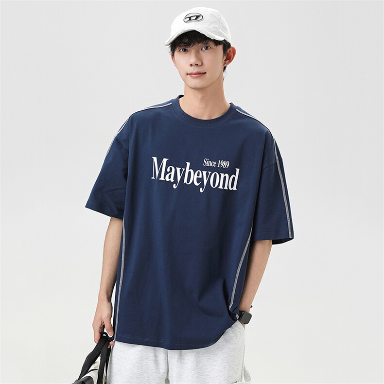 DX215P45港风情侣短袖冰感速干百搭休闲潮流宽松T恤男，男装T恤，星座1204