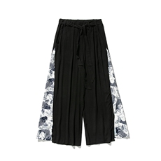夏季大码风裙裤仙气汉服宋裤情侣阔腿休闲裤新中式K109/P85，男装休闲裤，钱塘713