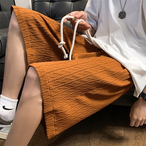 冰丝短裤男夏薄款设计感美式宽松抽绳休闲五分裤XZ514-2-1525-P38