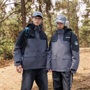 标90%白鸭绒户外休闲三合一冲锋衣羽绒服冬工装夹克P290图片
