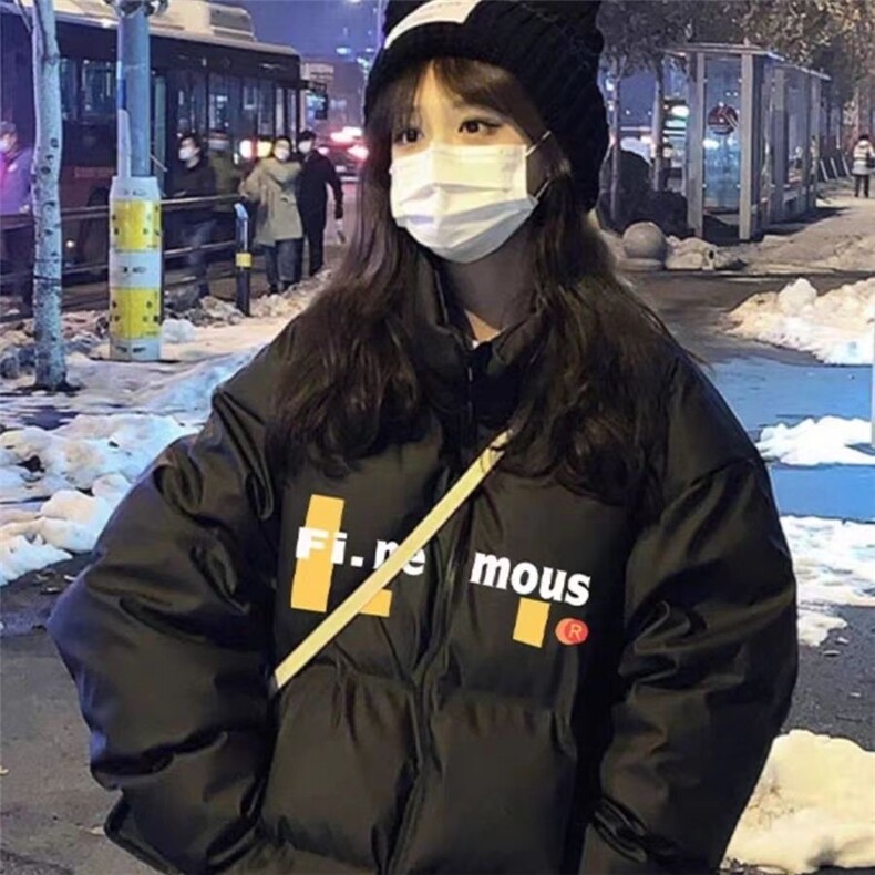 潮牌冬季痞帅高街棉服男小众美式印花百搭新款棉衣外套MY285-P67,男装棉衣,星座208-5