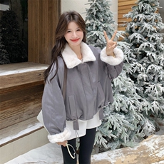 新款！冬装环保皮草两面穿派克服皮毛一体2C133-8990-P225-K328，女装派克服，2C133