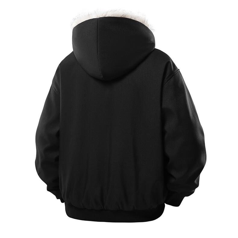 冬季新款连帽短款棉服两面穿RDL23260-P185,男装棉衣,星座310A-4