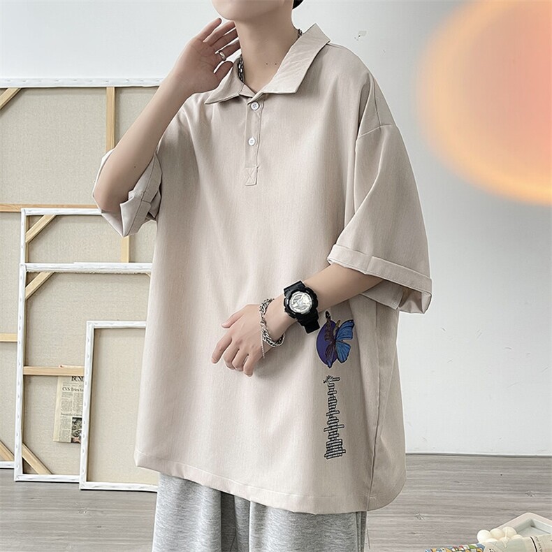 方领POLO衫套头    货号-T002-p25图片