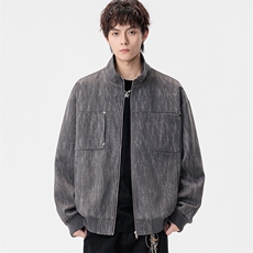 美式大码休闲夹克外套8555-P75控159大码元，男装夹克，星座209