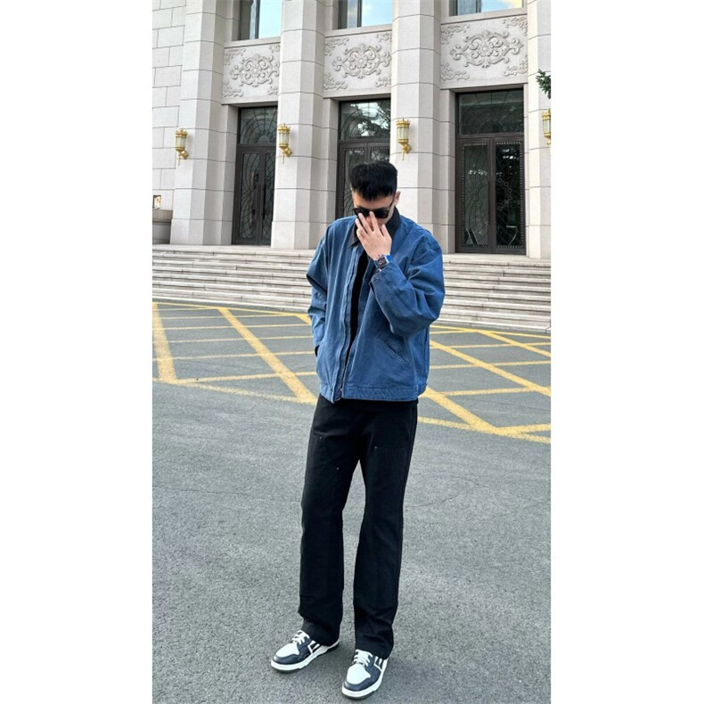 底特律工装夹克短款古着美式复古潮牌cleanfit外套男春秋P11-P85,男装夹克,星座1007（原301D）
