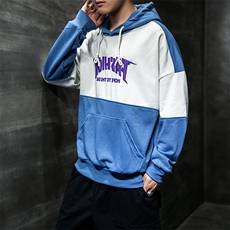 【】A003-HW031-P30秋装新款接拼时尚休闲男装卫衣家乐1，男装卫衣，电商A003