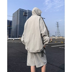 2025夏季新款户外潮牌宽松透气运动套装塔丝隆防晒套装TZ88，男装防晒衣，星座1108