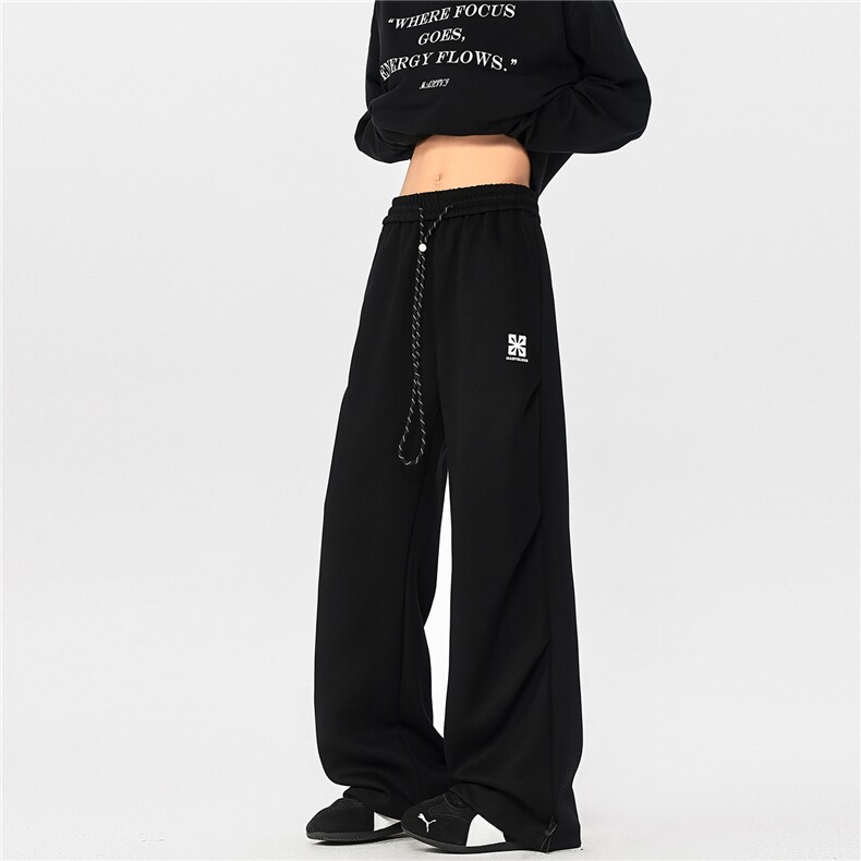 6XL-M美式高街褶皱运动裤男阔腿卫裤K9176-特P38控78300g图片