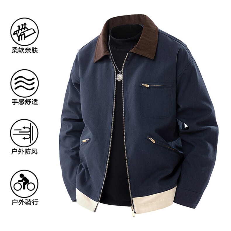现货春季新款工装夹克男飞行员美式上衣外套A253-P75,男装夹克,星座308B-2
