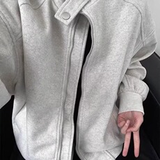 潮牌立领运动美式街头卫衣男女复古夹克外套设计感秋JK8554，男装夹克，星座1116A（原606A-3）