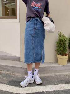 早春新款牛仔半裙，女装半身裙，里奈(5F)