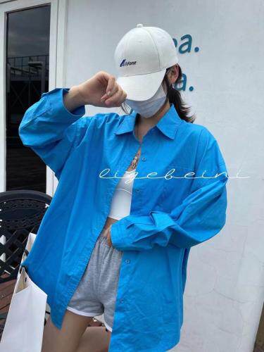 秋季纯色衬衣，其它，郦歌贝妮