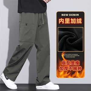 工装裤男美式高街宽松休闲裤加绒户外运动长裤Z9856-P45/加绒P55图片