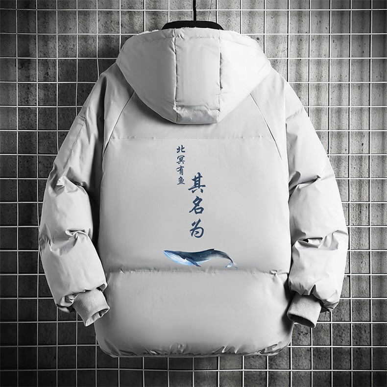 控128加绒面包服男大码羊羔毛衣男MY16261-P100图片