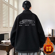 024秋冬新款高品质颗粒绒棉衣男士保暖时尚潮流夹克，男装夹克，星座1206（原A206）