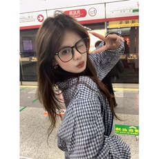 时尚简约ins日系气质流行原宿慵懒百搭潮流文艺长袖衬衫新款，男装衬衫，星座506A