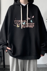连帽卫衣男大码胖子帽衫大号运动服WY2443-P35，男装卫衣，电商A040