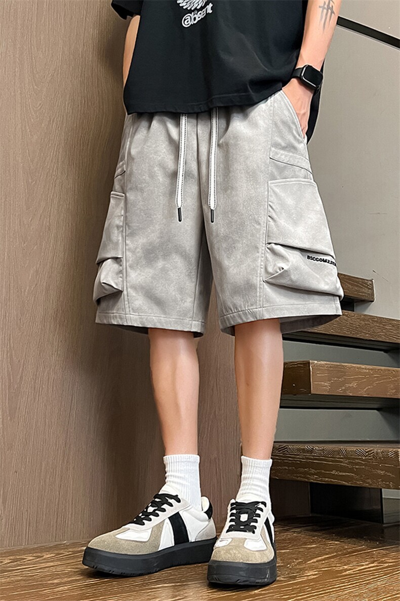K195-P32控49新款现货夏季宽松男士休闲短裤,男装牛仔裤,星座209-1