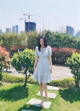 夏季新款碎花连衣裙，女装连衣裙，YO\VLF雅洛菲