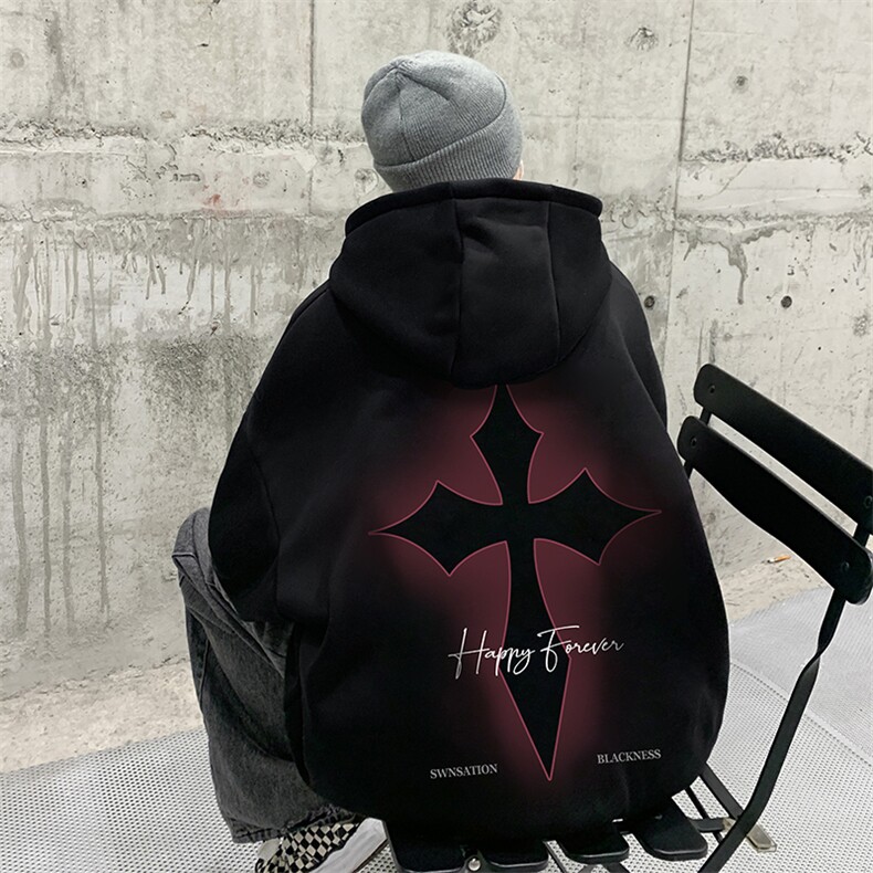 抖音供货、复合重磅360克现货连帽卫衣宽松D223A-WY2351-特P35,男装卫衣,电商019-1
