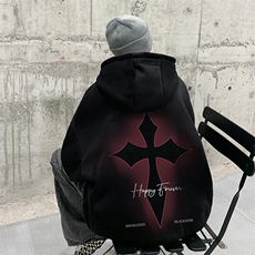 抖音供货、复合重磅360克现货连帽卫衣宽松D223A-WY2351-特P35，男装卫衣，电商019-1