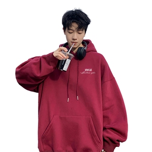 ！连帽圆领卫衣男装港风帽衫男 LM142-P35图片
