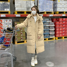 【现货+买家秀】2025冬新中长款棉衣连帽外套2C037972P195K278，女装棉衣/棉服，2C037