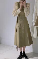 拼接连衣裙，女装连衣裙，驿谷