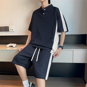 35522-P58 大码 控79 大码夏季男士休闲套装图片