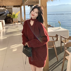 现货【新款】休闲毛衣套装，女装套装/套裙，网红馆