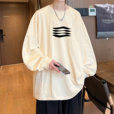 抖音得物供货量大从优可提供视频美式长袖T恤CT659特P25，男装T恤，电商A486
