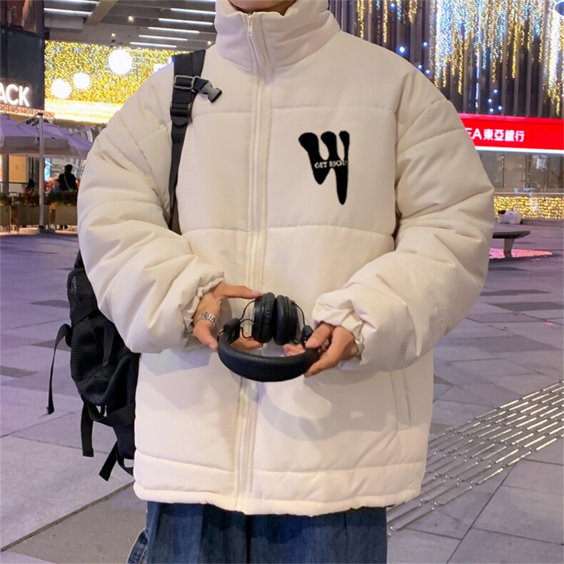 冬季加厚潮牌痞帅羽绒衣情侣装面包服外套美式服男W6612-P68,男装棉衣,星座512-3