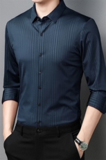 衬衫男2023春秋季新款百搭上衣长袖宽松上衣中青年士衬衣工装外套，男装衬衫，电商B212（原钱塘6029）