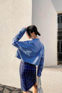 【春款】条纹衬衣，女装，哥卓