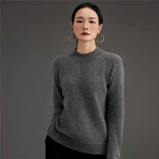 2025年秋季通勤时尚百搭通勤简约休闲长袖羊绒衫，女装羊绒衫，鑫萬耀羊绒