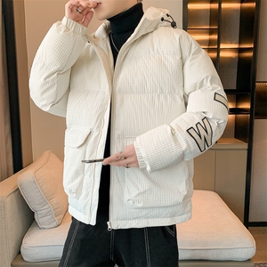 男士棉衣冬季2024新款加绒加厚青少年潮流外套男大码M0789-P110图片