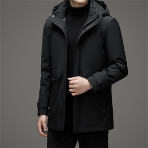 V3129钱塘2020-3时尚休闲冬季厚款中年男士85鹅绒羽绒服P283图片