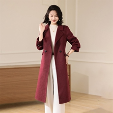 2025百搭时尚长款单扣翻领大衣,女装毛呢外套,贝源羊绒,清河羊绒市场 2025百搭时尚长款单扣翻领大衣,女装毛呢外套,贝源羊绒,清河羊绒市场