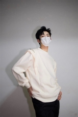 明星私服潮流小众机车卫衣T恤潮男飞袖打底衫长袖卫衣P58，男装T恤，电商B319
